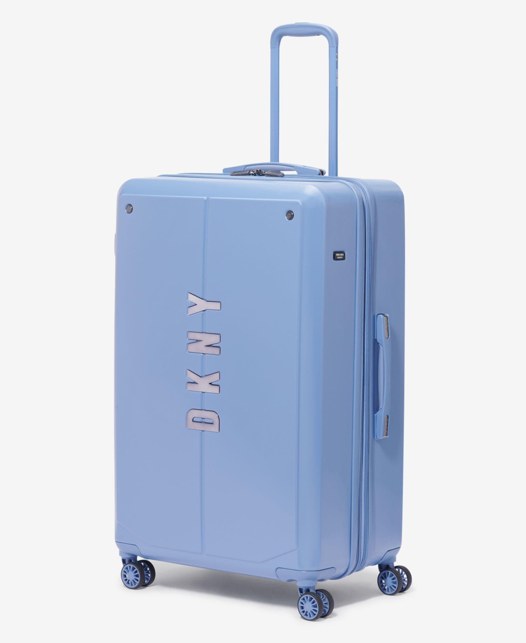 DKNY NYC 28" Upright Suitcase, Alternate, color, Blue Suede