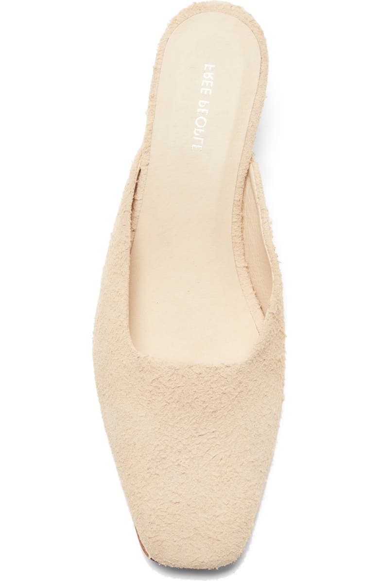 Free People Avenue Mule, Alternate, color, Sand Hairy Suede