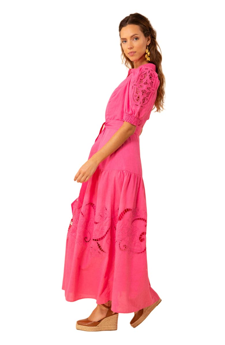 Hale Bob Ruth Linen Maxi Dress, Alternate, color, 