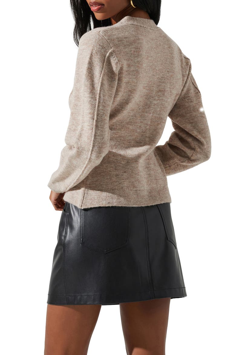 Tamsin Cardigan, Alternate, color, MOCHA
