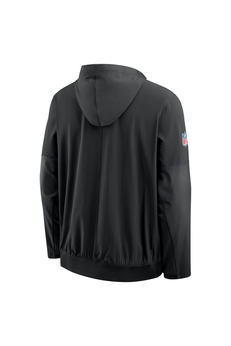 Men's Nike Black Baltimore Ravens Sideline Logo Glory Anorak Half-Zip Hooded Jacket, Alternate, color, Black
