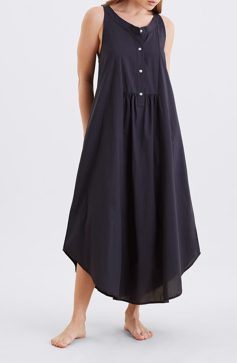Papinelle Madison Button-Up Maxi Nightgown, Alternate, color, 