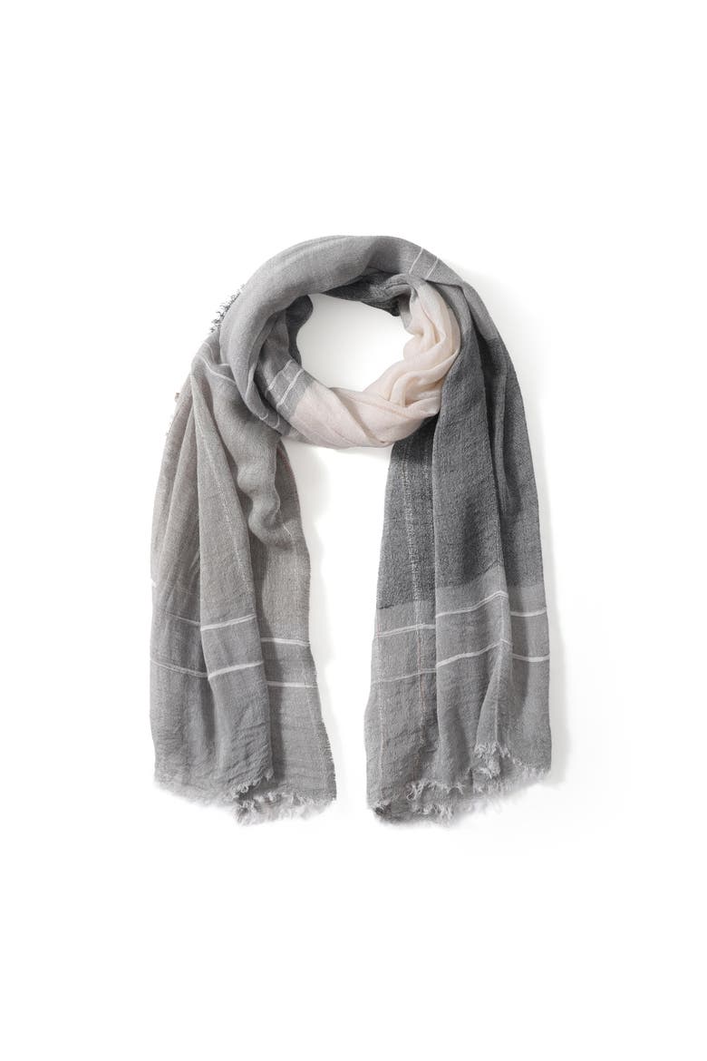 The Gia Lightweight Scarf, Alternate, color, Grey