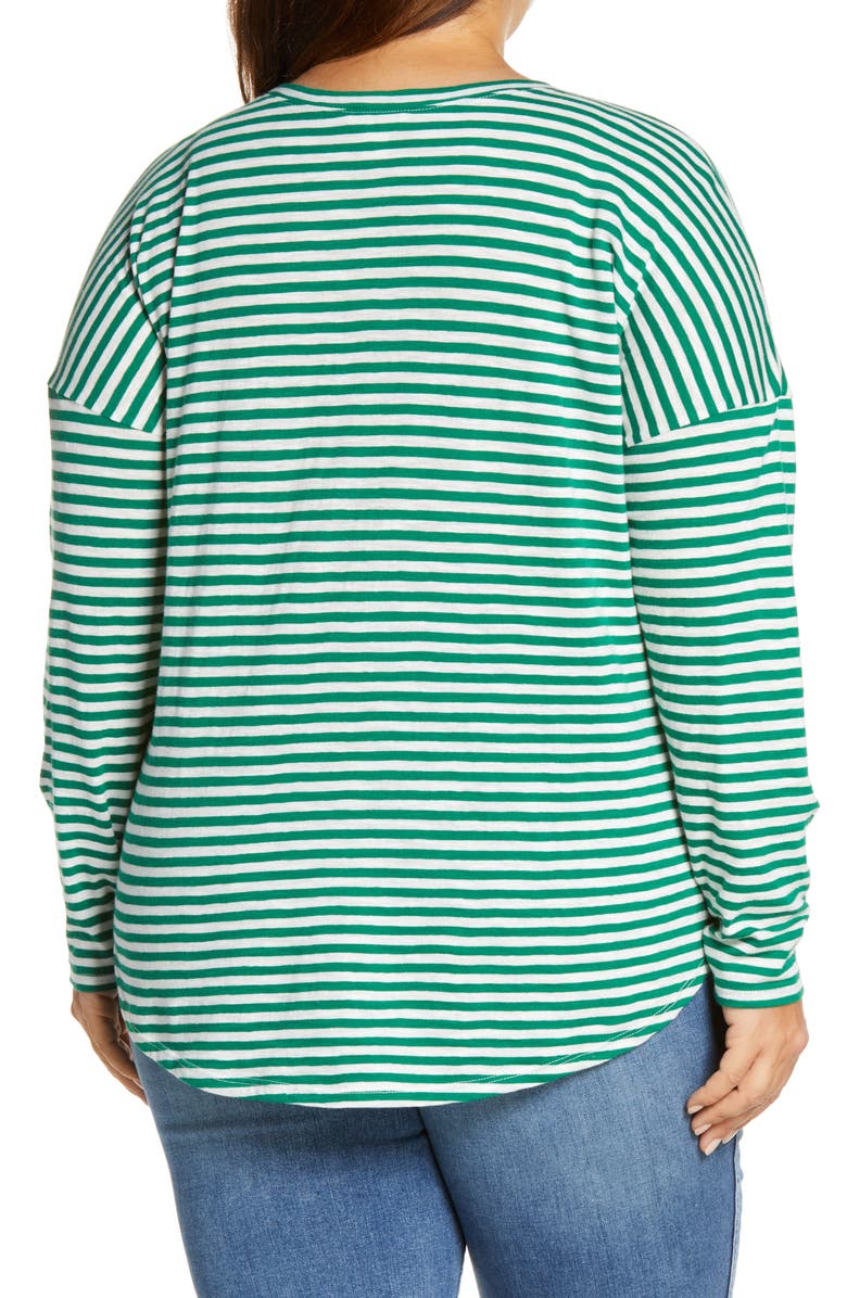 Caslon<sup>®</sup> Scoop Neck Organic Cotton T-Shirt, Alternate, color,