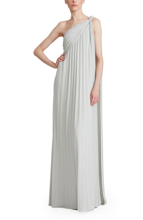 Priya Knit Pleated Gown