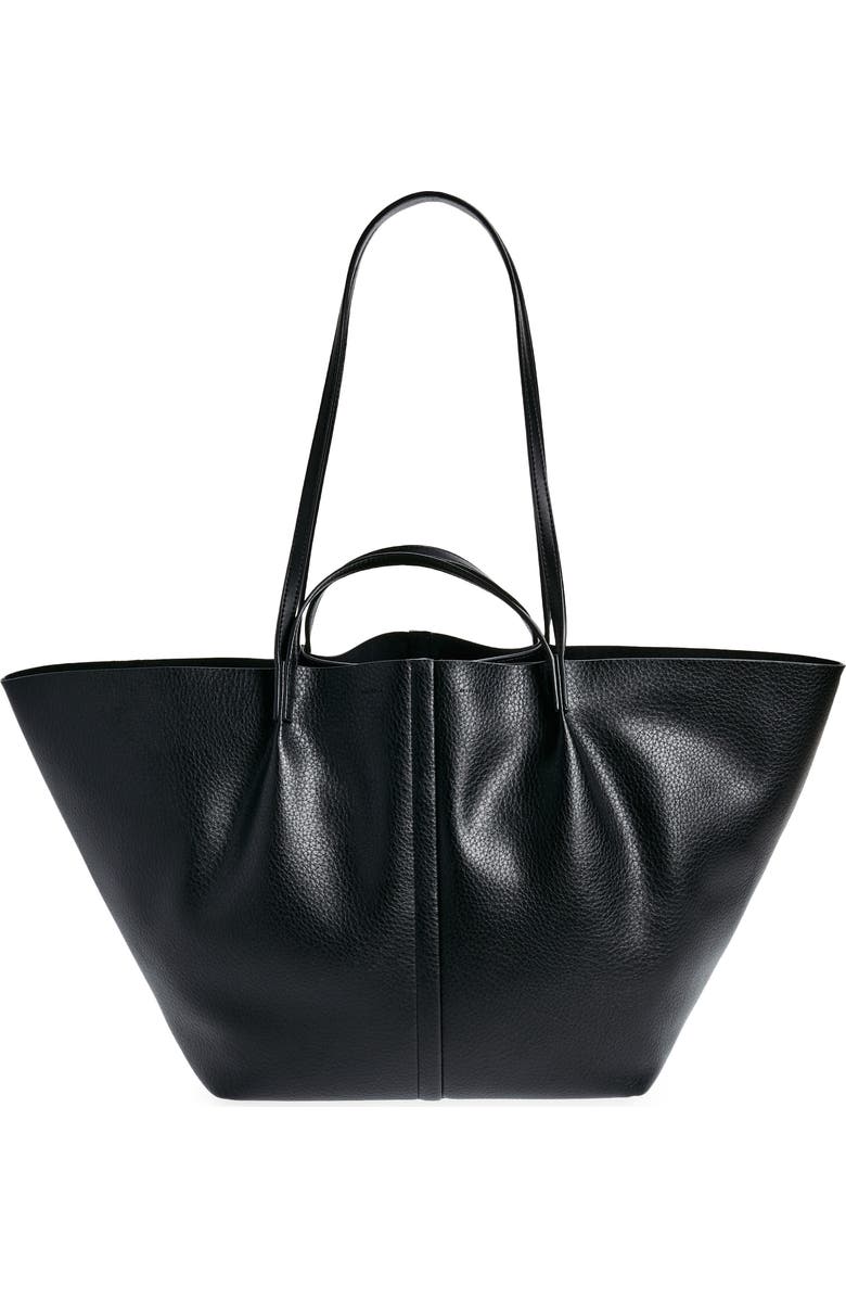 AllSaints Hannah Leather Tote, Main, color,