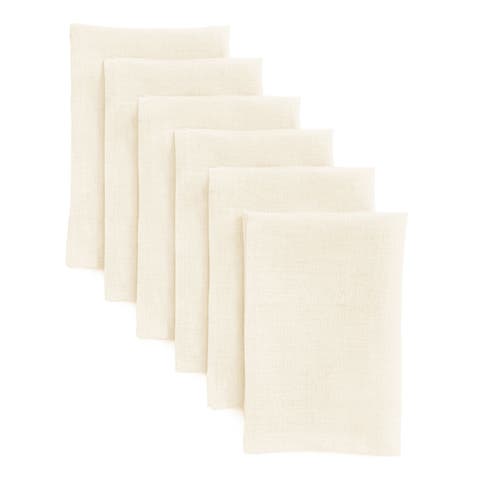 Linen Dinner Napkins - Fete - Set of 6, 20" x 20"