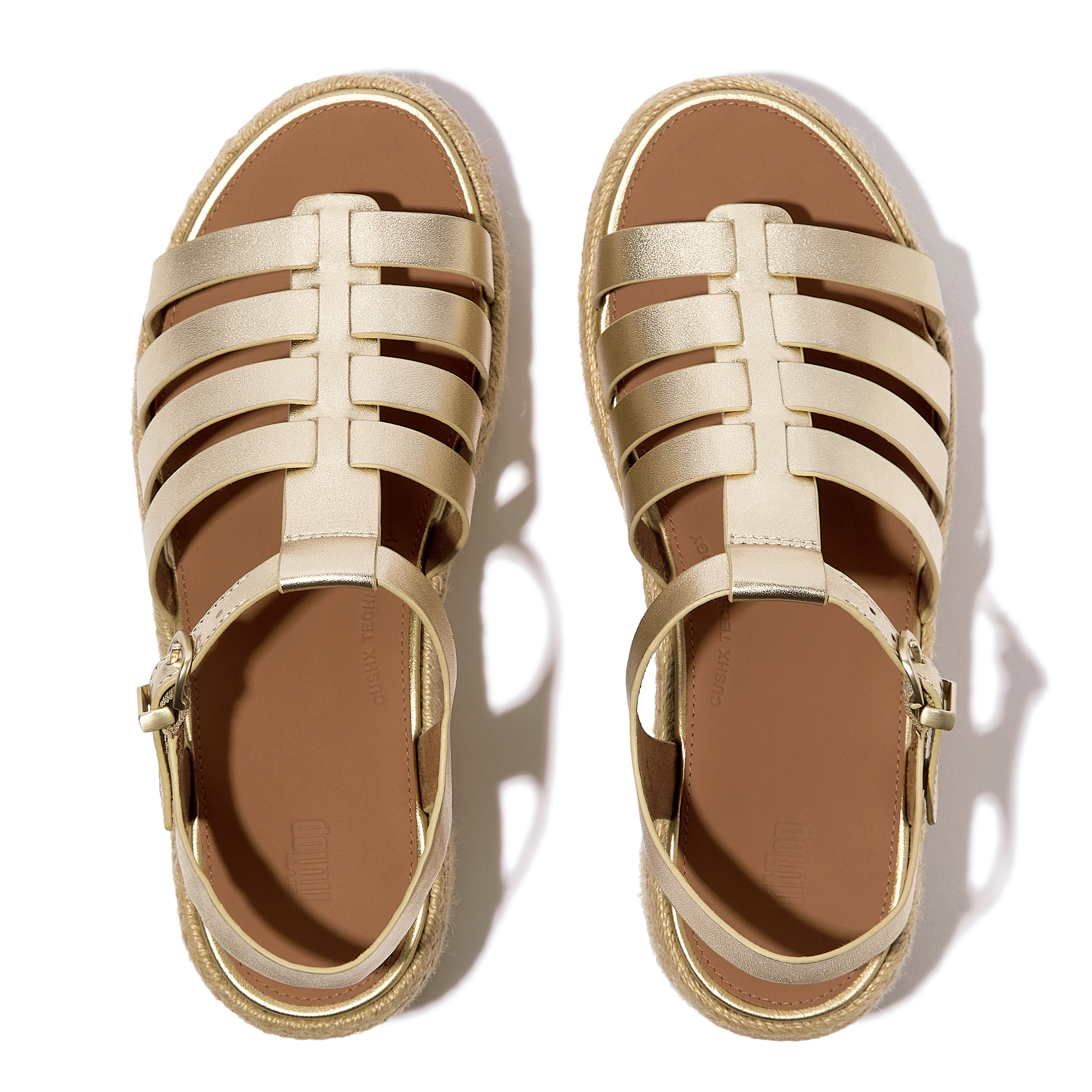 FitFlop Platfforms Espad. Fisherman S, Alternate, color, Platino