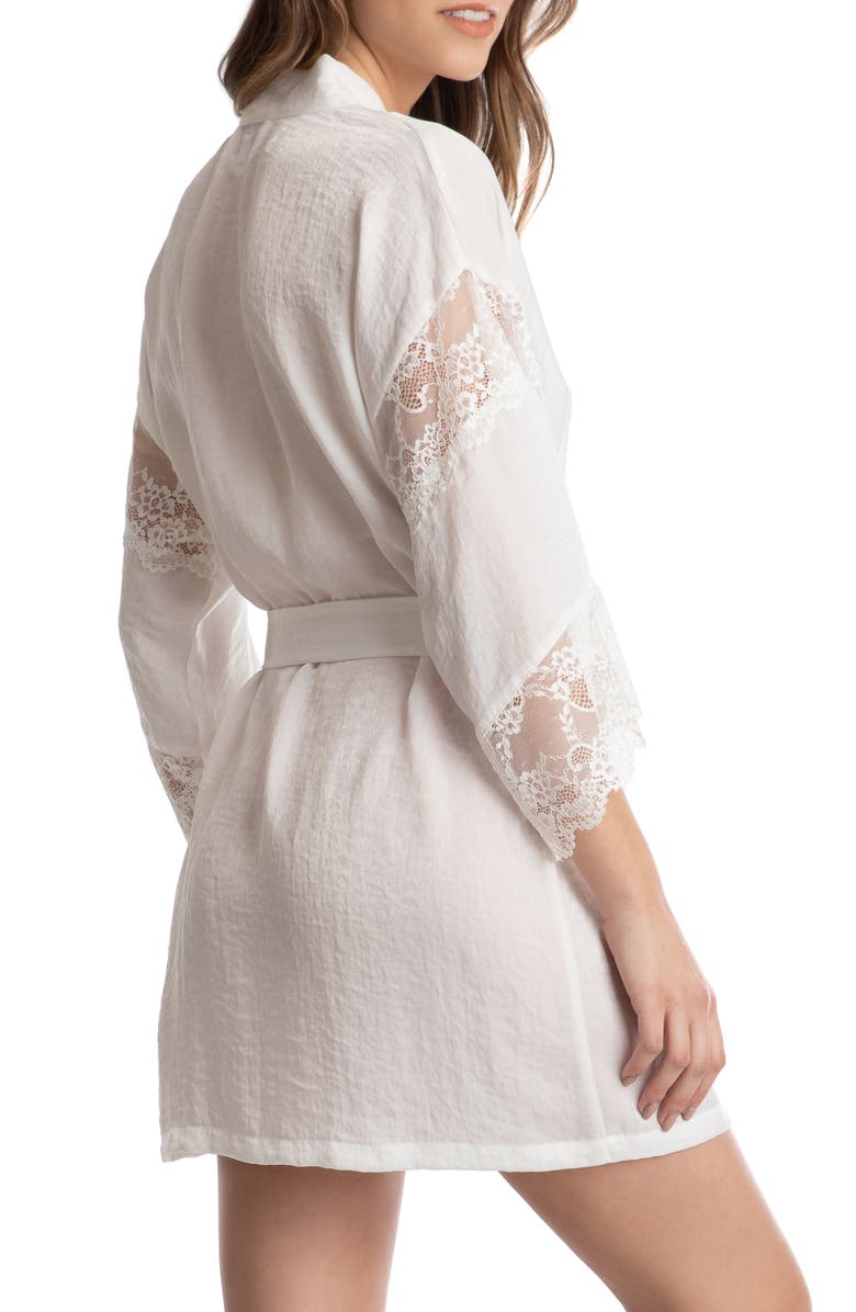 In Bloom by Jonquil Vilolet Lace Trim Floral Wrap, Alternate, color,