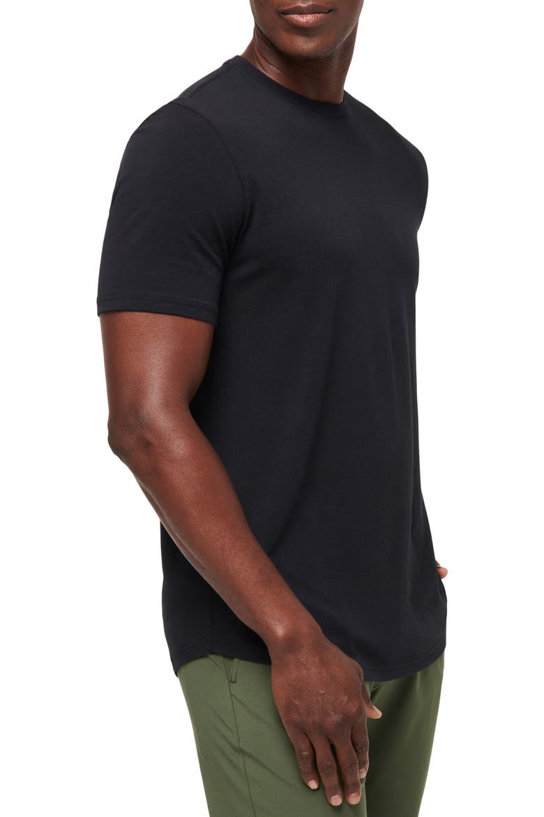 Cloud Crewneck T-Shirt, Alternate, color, BLACK