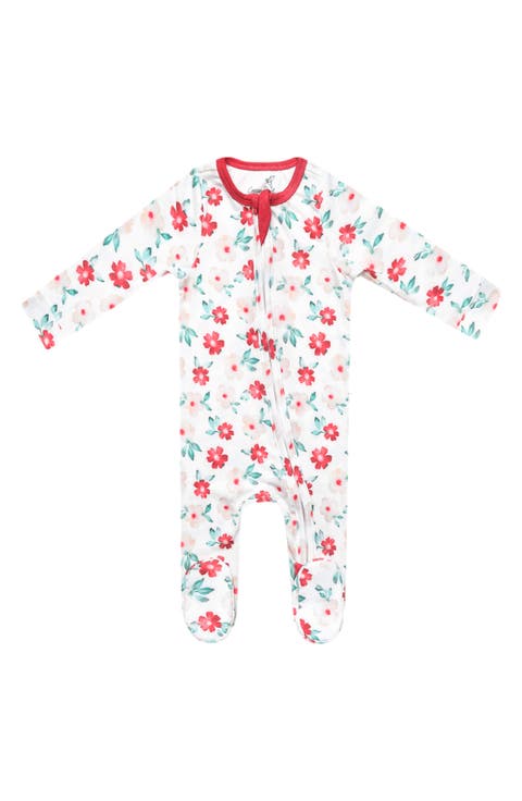 Noel Zip-Up Footie Pajamas (Baby)