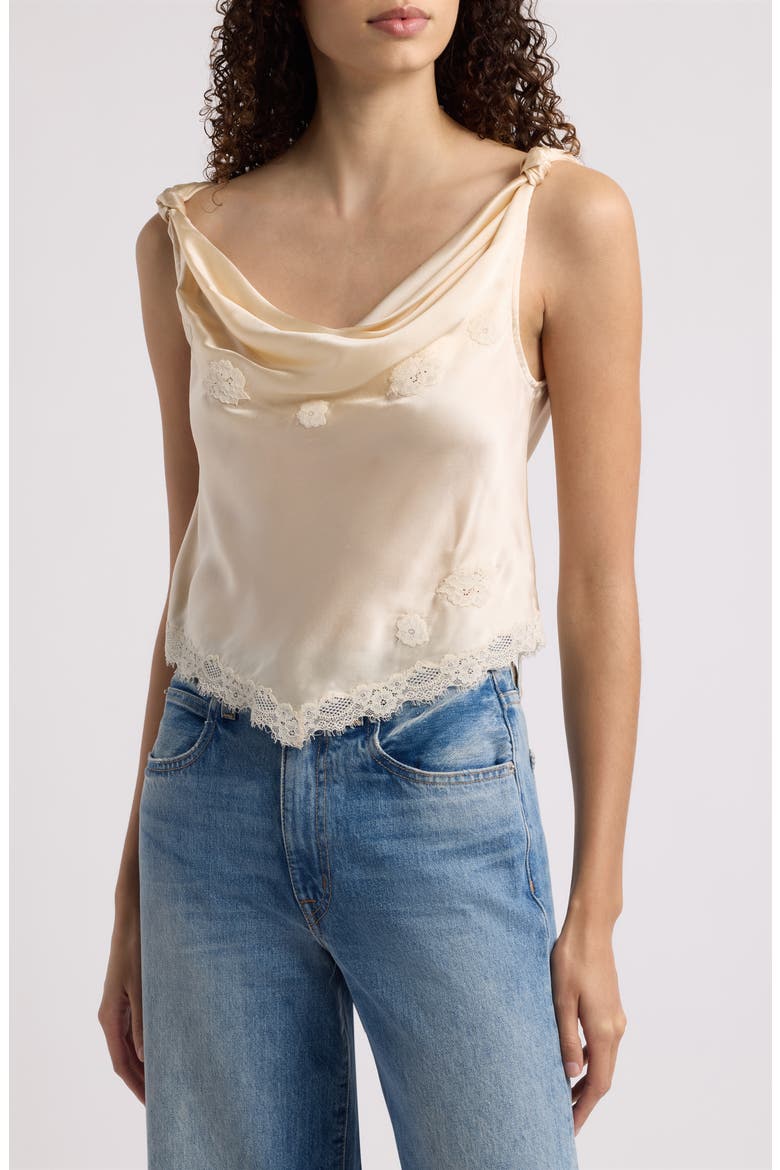 Manon Silk Camisole, Main, color, CANDLELIGHT