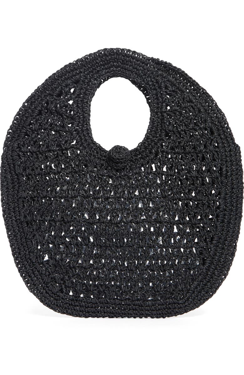 Collection XIIX Round Cutout Handle Bag, Main, color, Black