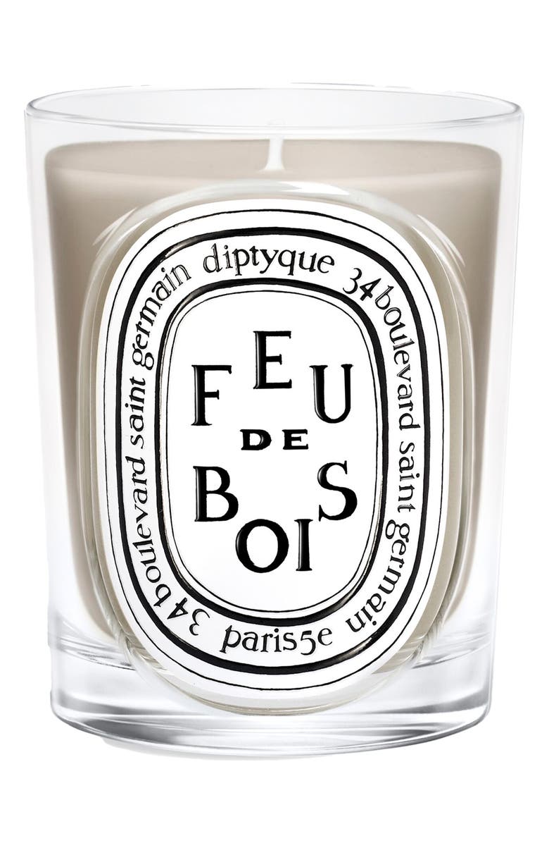 Diptyque Feu de Bois (Wood Fire) Classic Candle, Main, color, 