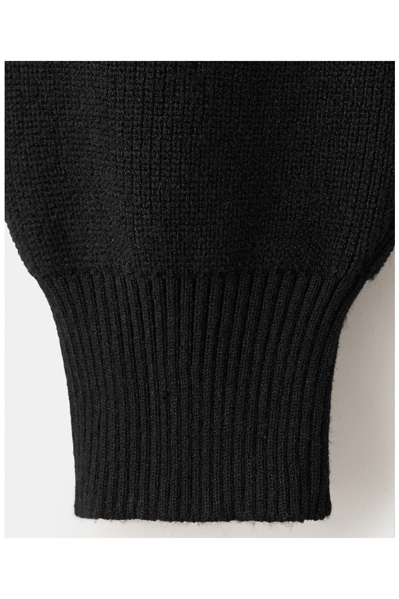 Uptown Polo Sweater, Alternate, color, BLACK