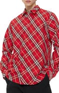 Burberry Relaxed Fit Check Cotton Shirt