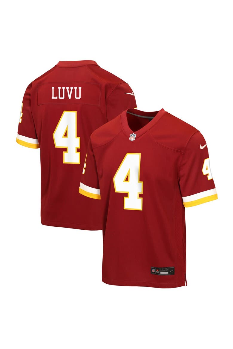 Youth Nike Frankie Luvu Burgundy Washington Commanders Game Jersey, Main, color, Burgundy