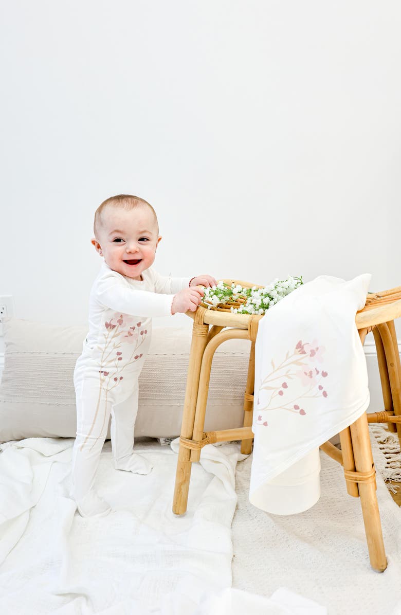 Manière Blooming Bouquet Footie, Alternate, color, 