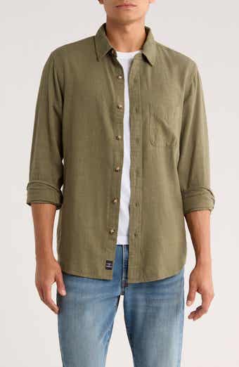 Lucky Brand San Gabriel Slub Twill Button-Up Shirt