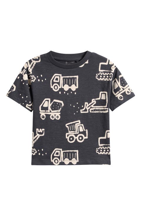 Kids' Construction Cotton Graphic T-Shirt (Baby, Toddler & Little Kid)