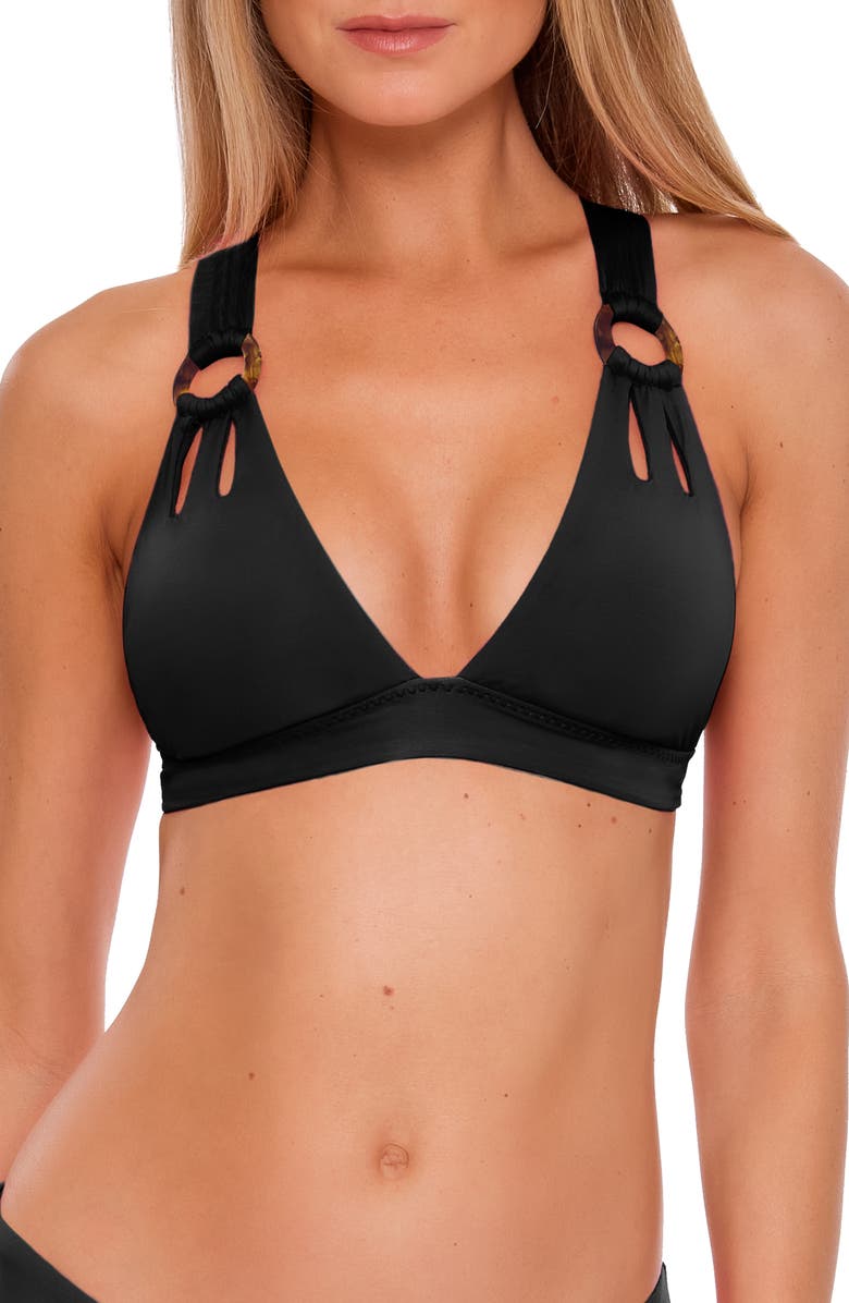 Becca Color Code O-Ring Bikini Top, Main, color, 