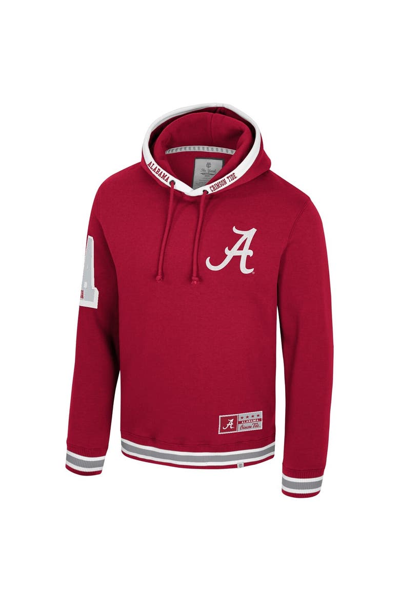 Men's Colosseum  Crimson Alabama Crimson Tide Grand Tour Hoodie, Alternate, color, Crimson
