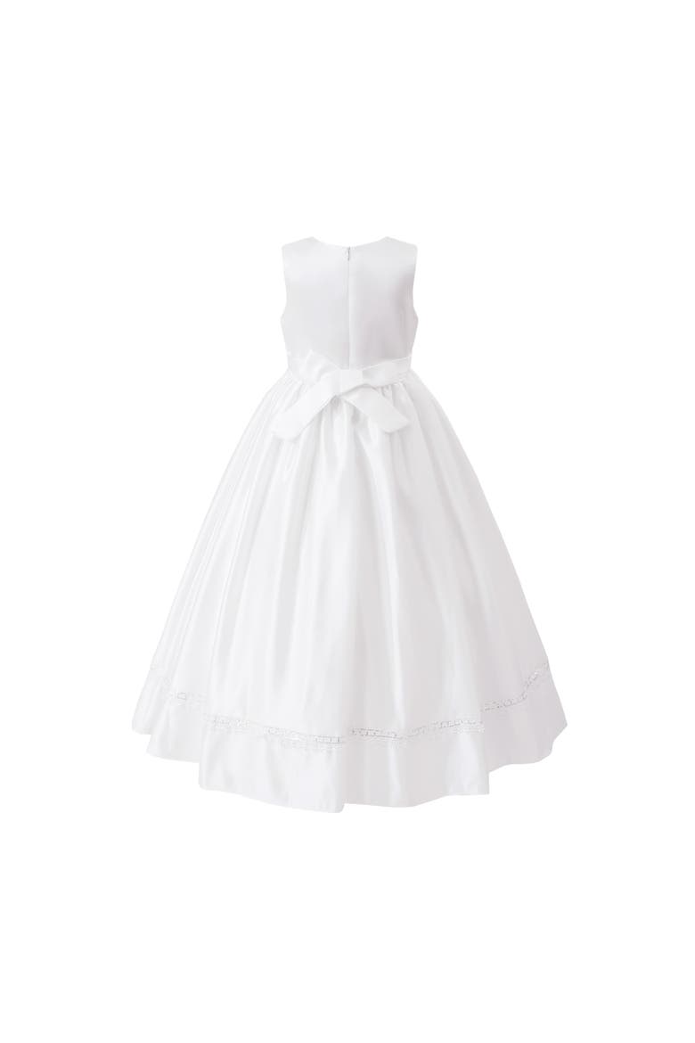 Sylvarra Sleeveless Formal Dress with Headband, Alternate, color, White