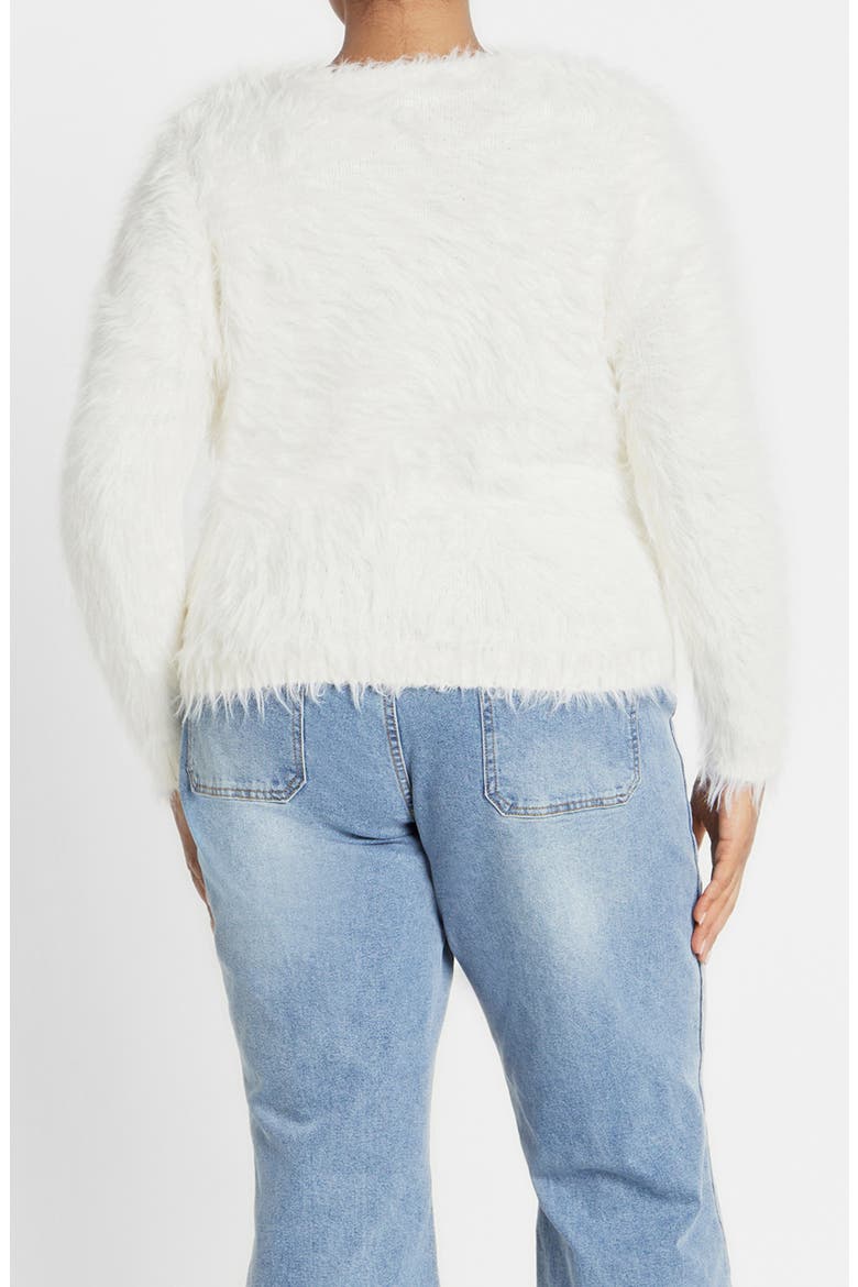 Elisa Textured Sweater, Alternate, color, IVORY