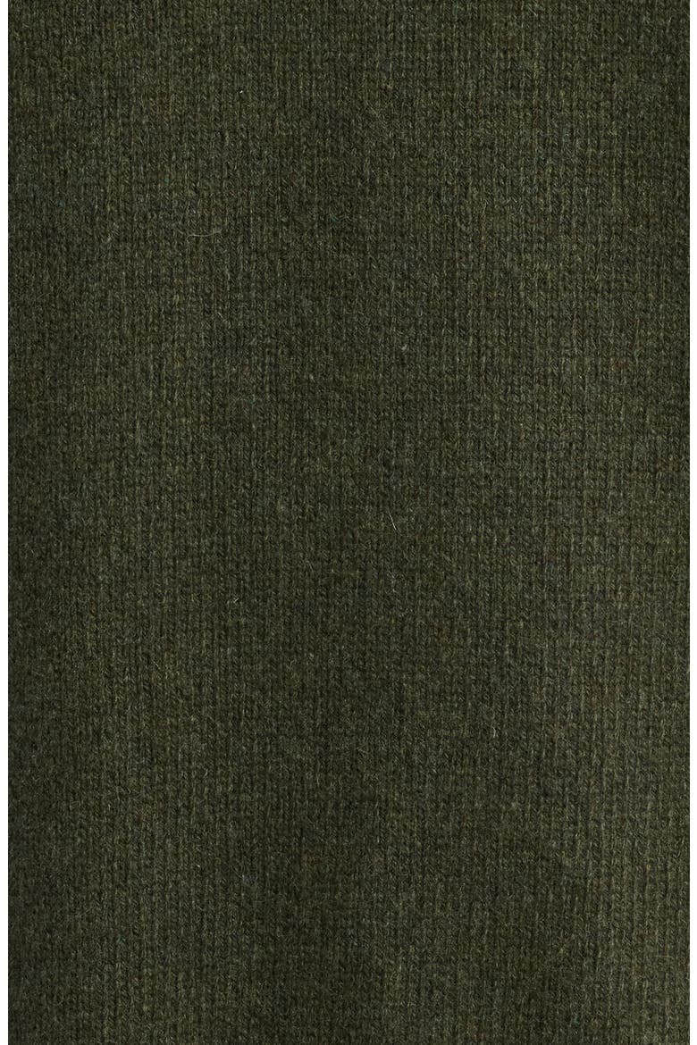 Cashmere Crewneck Sweater, Alternate, color, MEDIUM GREEN