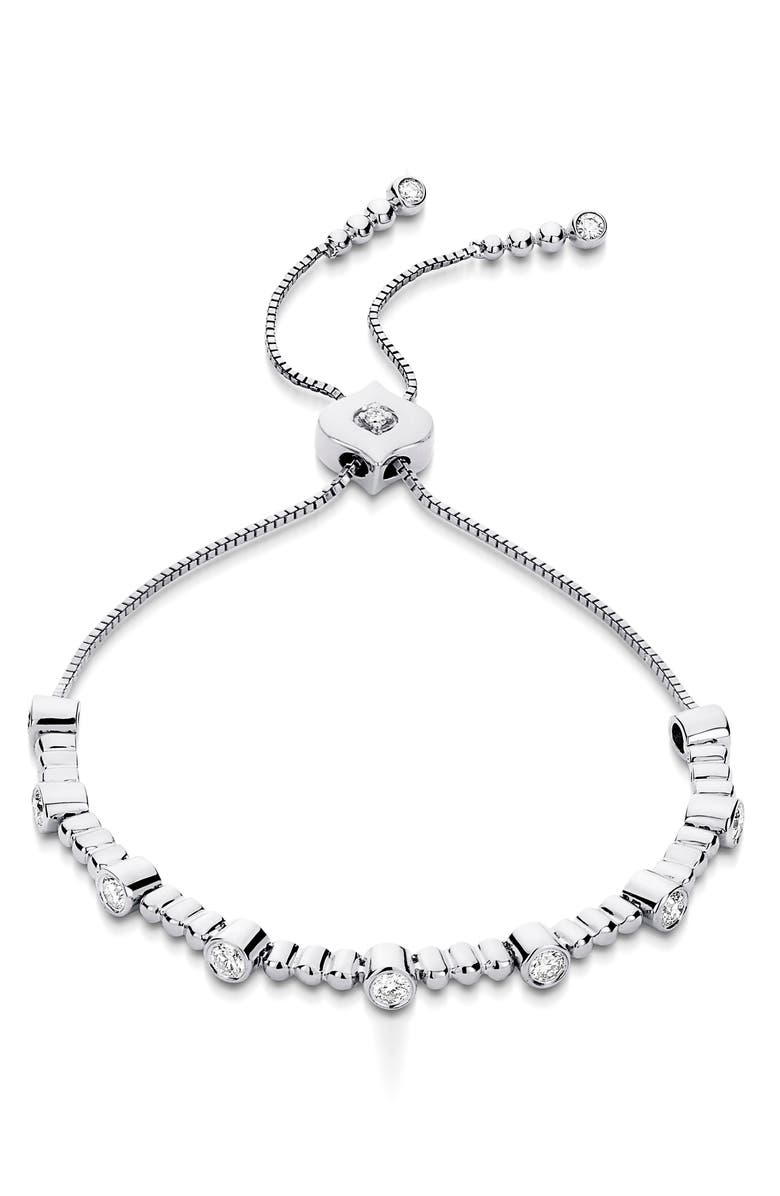 Sara Weinstock Isadora Bezel & Bead Slider Bracelet, Main, color,