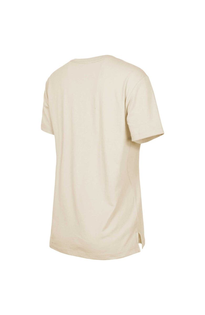 New Era Women's New Era  Tan Minnesota Vikings Third Down Historic T-Shirt, Alternate, color, Cream