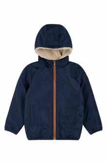Kids' Reversible Water Resistant Hooded Jacket