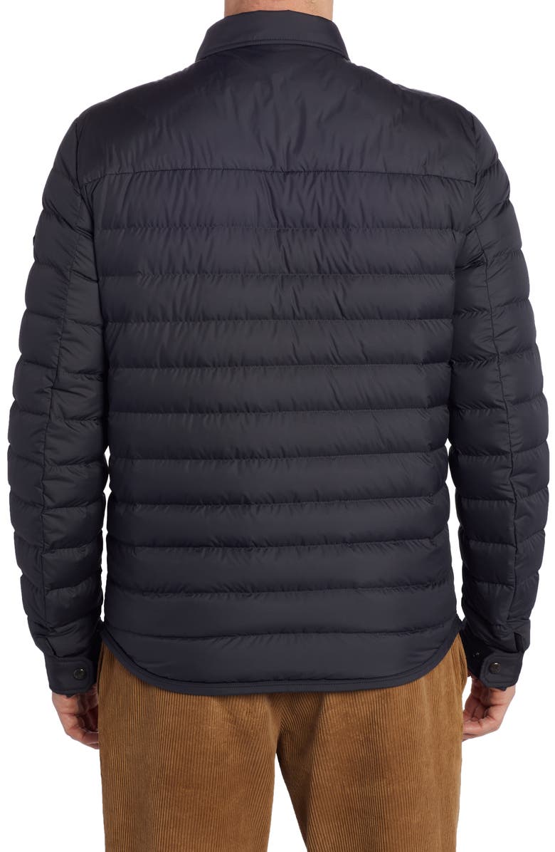 Moncler Sanary Quilted Down Shirt Jacket, Alternate, color,