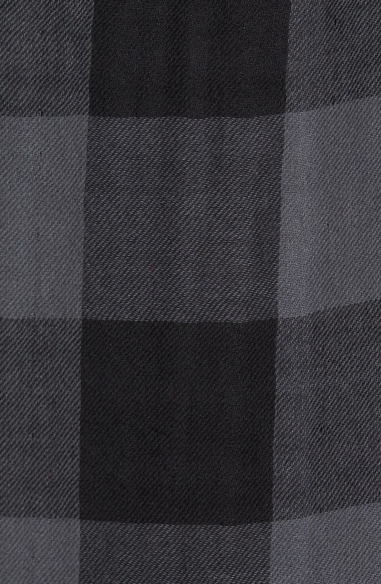 NORDSTROM MEN'S SHOP Trim Fit Buffalo Plaid Flannel Shirt Jacket, Alternate, color,