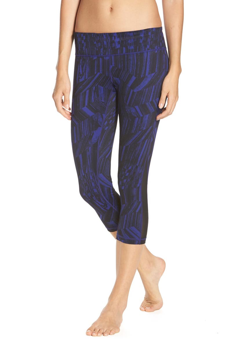 Live In Streamline Reversible Capris, Main, color, PURPLE AMAZON GEO WOODSY