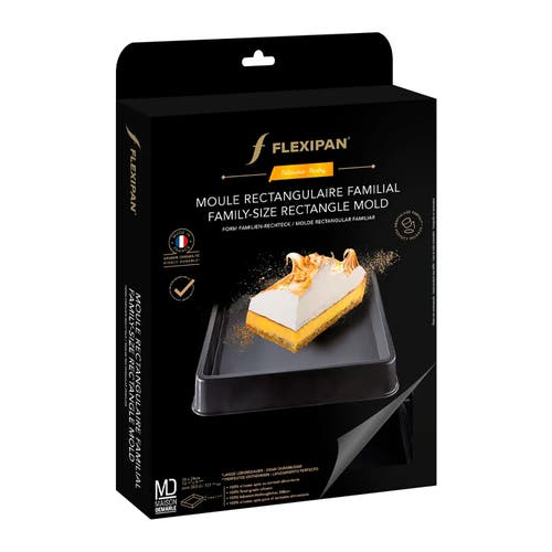 Silpat Flexipan Family Size Rectangle Mold In Black