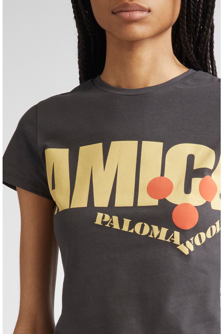 Amici Logo Graphic T-shirt, Alternate, color, BLACK