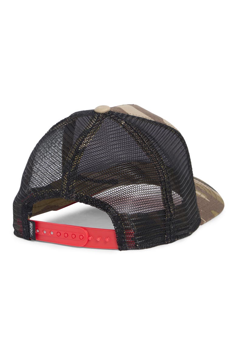 The Rooster Trucker Hat, Alternate, color, CAMOUFLAGE