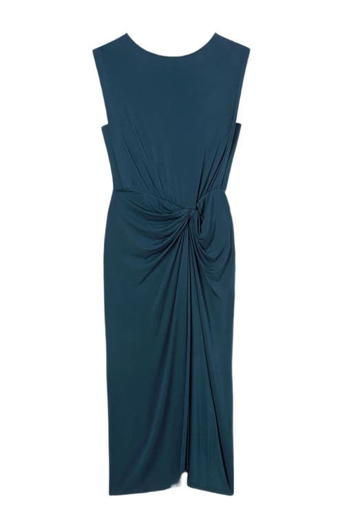 M.m.lafleur Zita Light Jersey Dress In Blue
