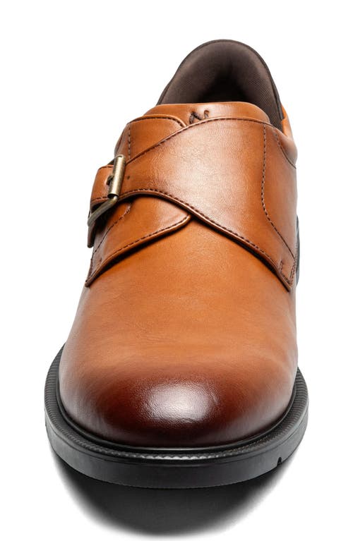 Nunn Bush Hero Plain Toe Monk Shoe In Brown
