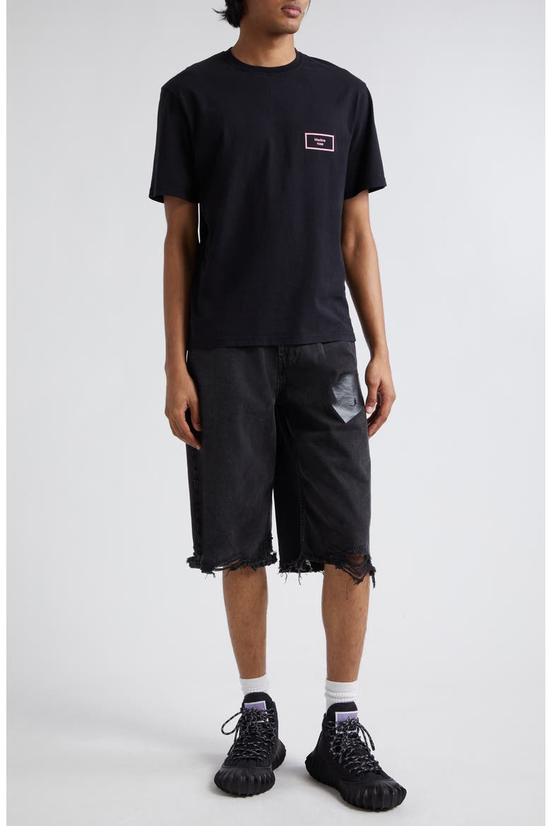 Classic Logo Cotton T-Shirt, Alternate, color, BLACK PIGMENT DYE/ BOX LOGO