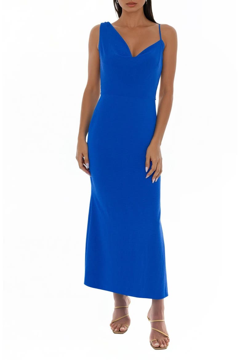 Airflow Cowl Neck Maxi Dress, Main, color, ROYAL