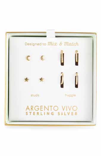 Pack of Four Celestial Assorted Stud & Hoop Earrings