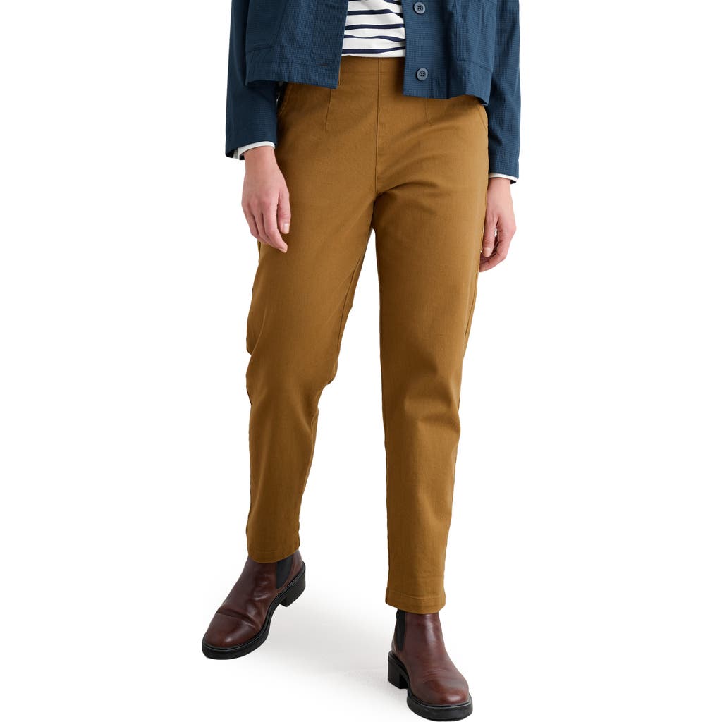 Seasalt Cornwall Waterdance Tapered Leg Pants In Brown