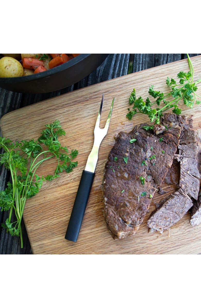 Rada 8 Piece Meat Lover
s Set with Carving Set and Steak Knives, Alternate, color, Black