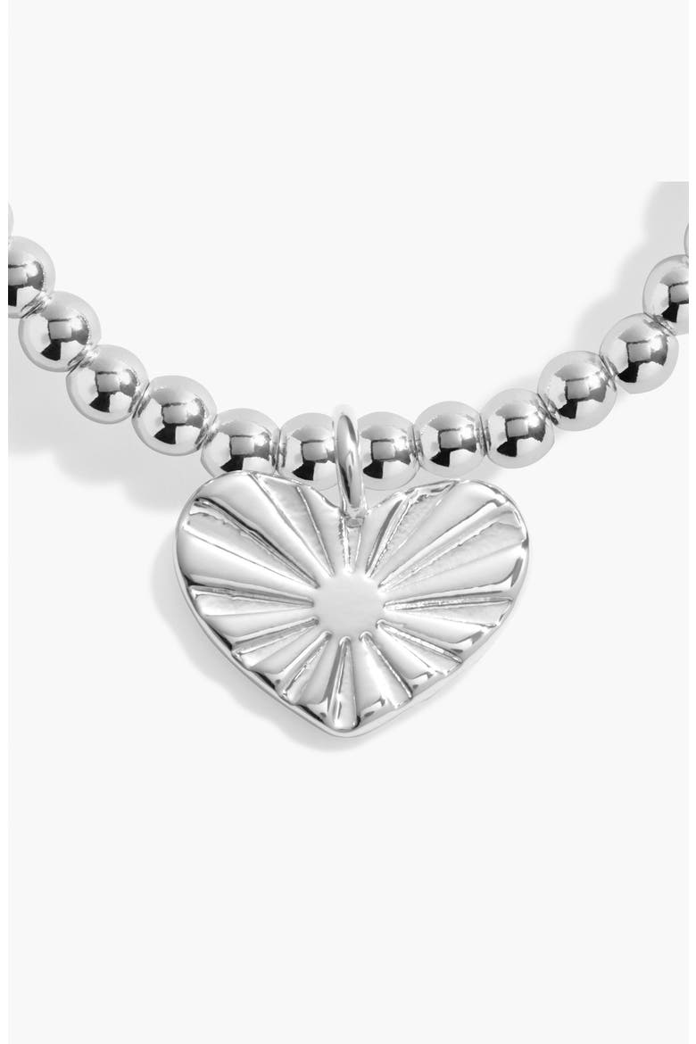 A Little 'She Believed She Could So She Did' Bracelet, Alternate, color, Metallic Silver