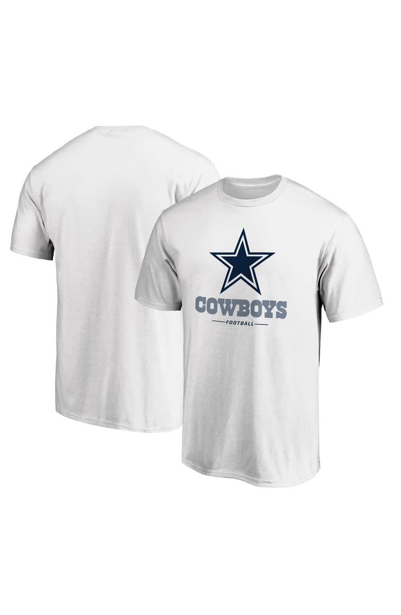 Fanatics MTO Label Men's White Dallas Cowboys Team Lockup T-Shirt, Main, color, White