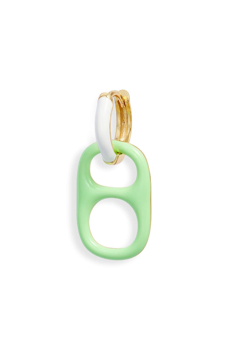 BONBONWHIMS Pop Drop Single Huggie Hoop Earring, Main, color,