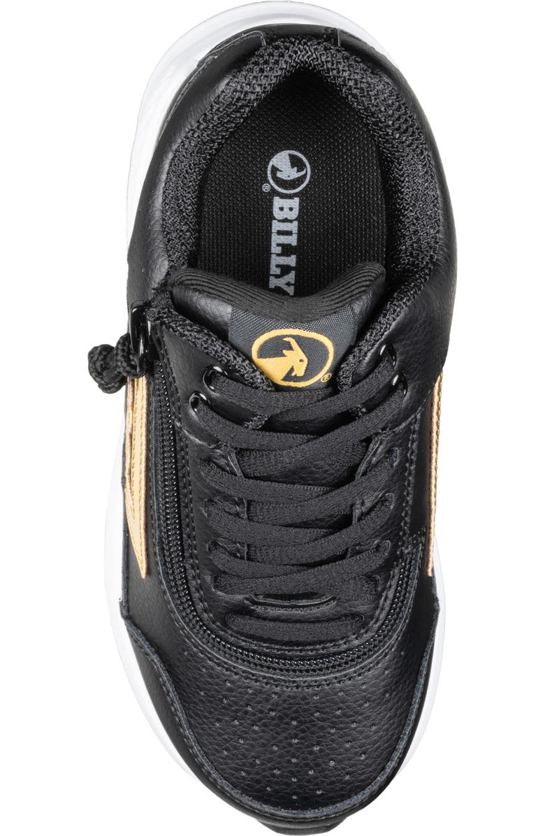 BILLY Footwear Kids' Goat Hoop Sneaker, Alternate, color, Black/Gold