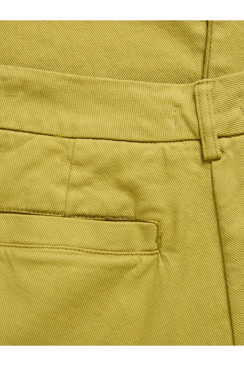 Tapered Pleat Front Pant, Alternate, color, Green Ochre